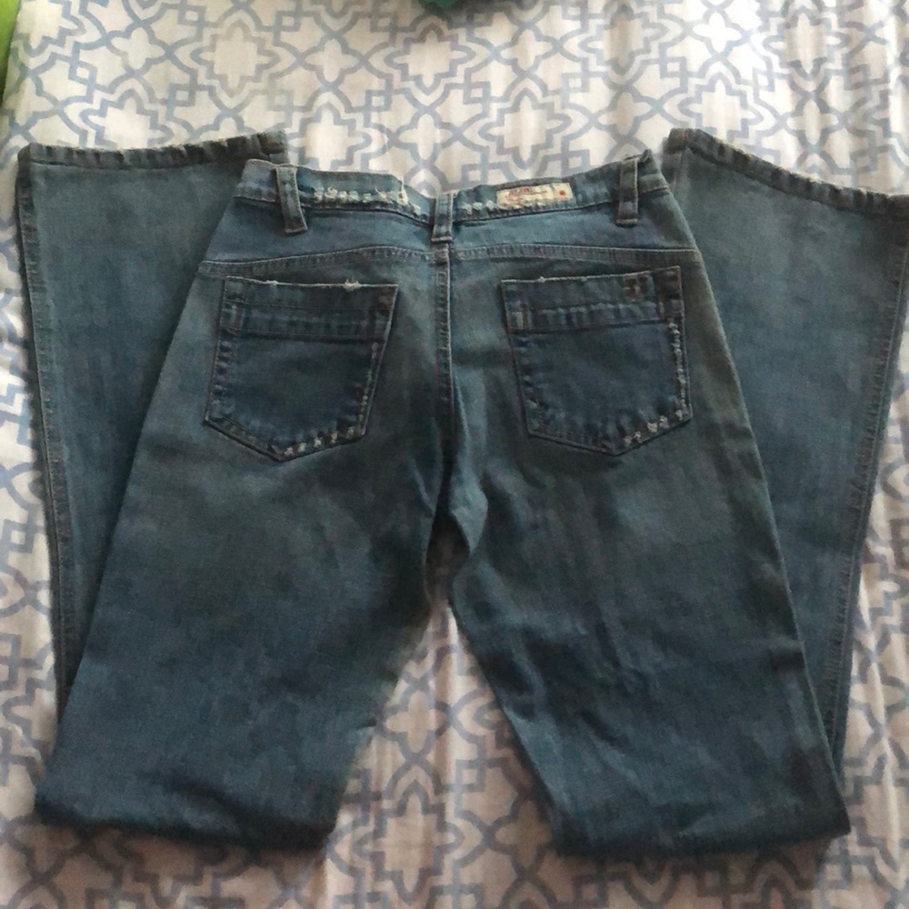 Women Blue jeans joy jeans size 9 42 inches long